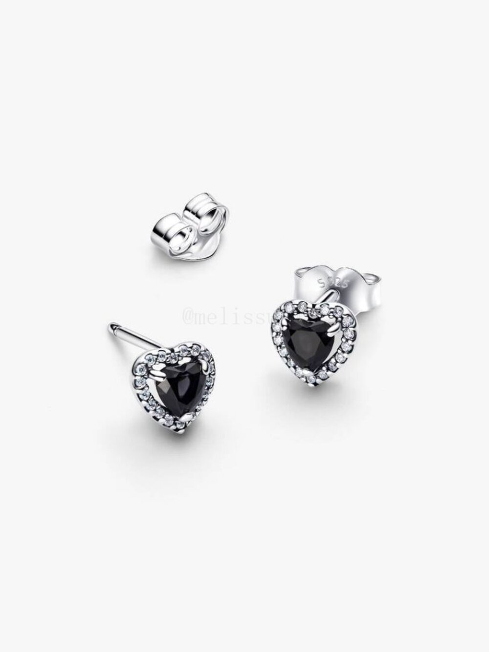 Pandora Elevated Heart Stud Earrings
